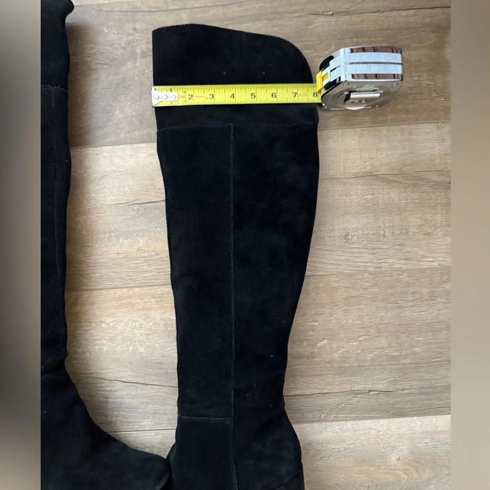 Franco Sarto Black Over-the-Knee Boots, Size 9